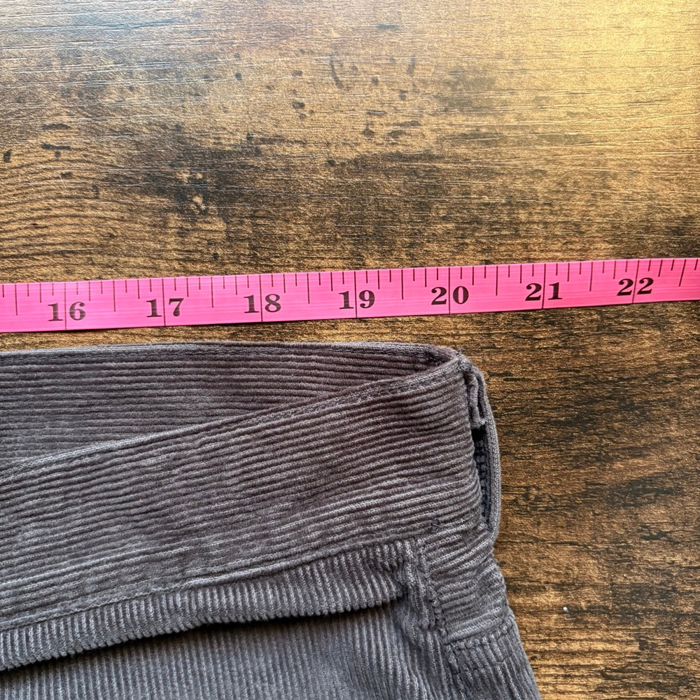Men's‎ Quiksilver Gray Corduroy Pants Waist 40 - Picture 6 of 7
